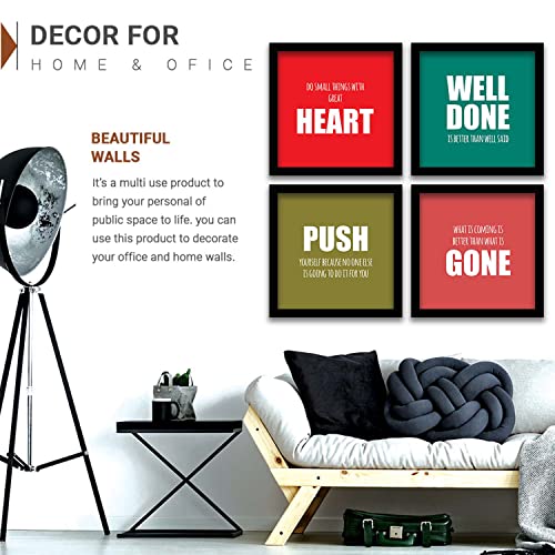 Image of kotart - Motivational Quotes Frames for Wall Decor - Photo Frames for Wall Decoration - Quote Wall Poster with Frame - Wall Frames for Home and living room (Art 4, 10x10 inch)