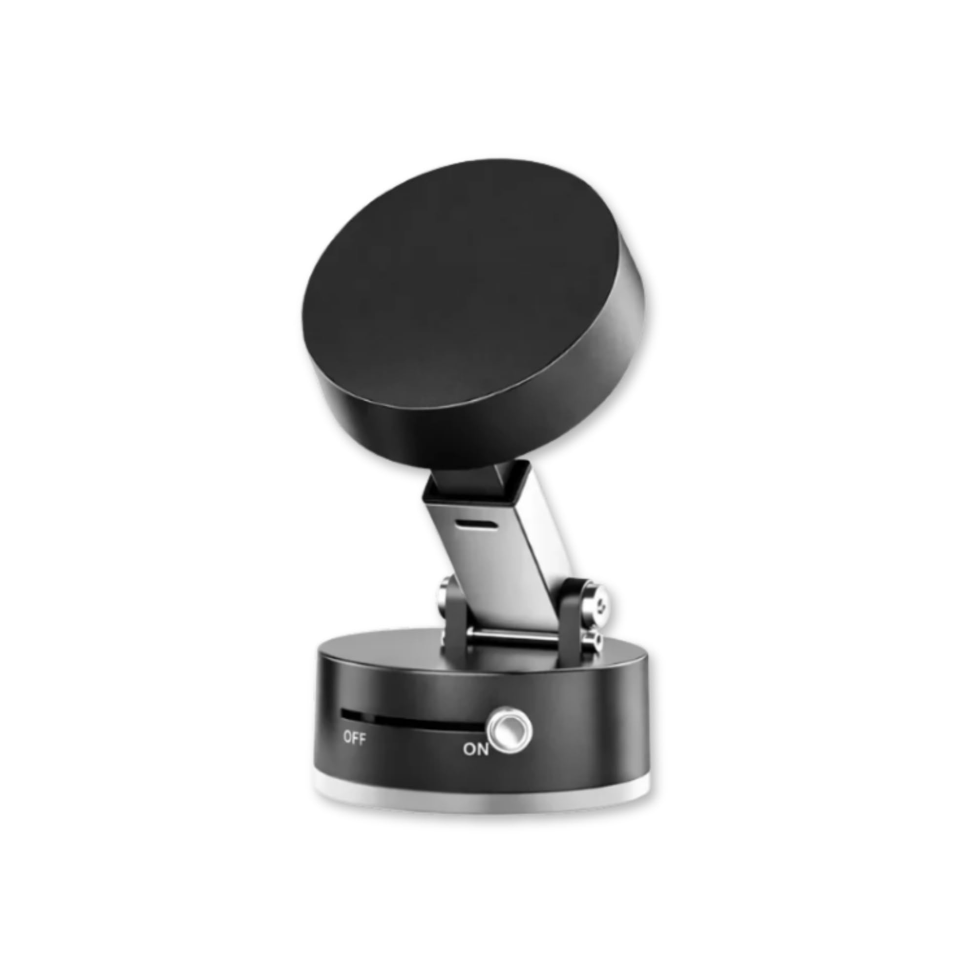 Suporte Automotivo para Celular em Alumínio com Ímã e Ventosa Ajustável 360 Graus para