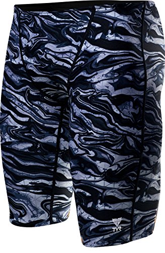 TYR Mens Miramar Jammer Swimsuit, Titanium, 32