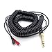 V-MOTA Pro Audio HD 25 Spring Coil Cable Extension Cord with 6.35mm Adapter Compatible with Sennheiser HD 25 Aluminium,HD25-1 II,HD 450 II,HD 480 Classic,HD 530 II,HD 540 II,HD 560 II Headphones