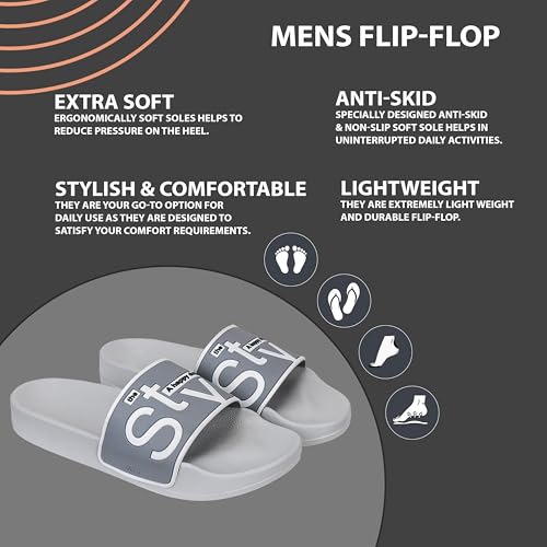 Image of Extra Soft Classic Casual with Regular wear with Ultra Soft & Flexibility Technology Slipper for Men's & Boy's White