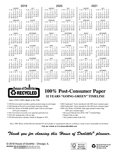 House Of Doolittle 2019-2020 Two Year Calendar Planner, Monthly, Black Cover, 8.5 X 11 Inches, January - December (Hod262002-19) #TOP3