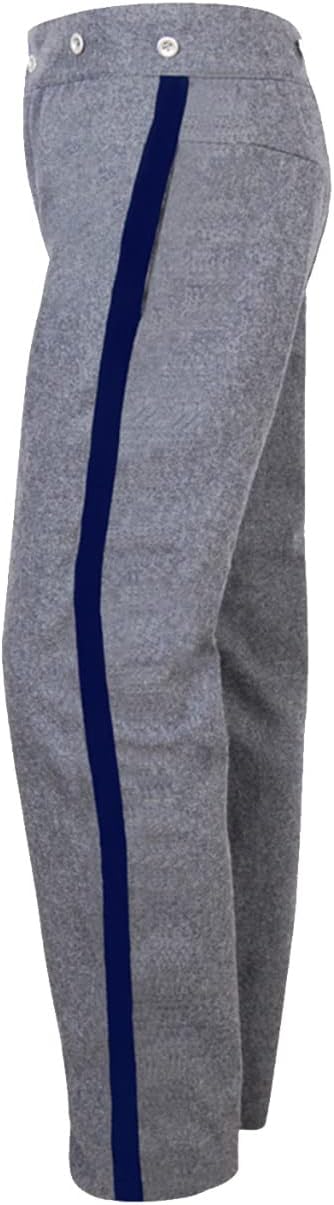 Civil War US Officer's Men '1.5' inch Trim Trouser-Wool Pants