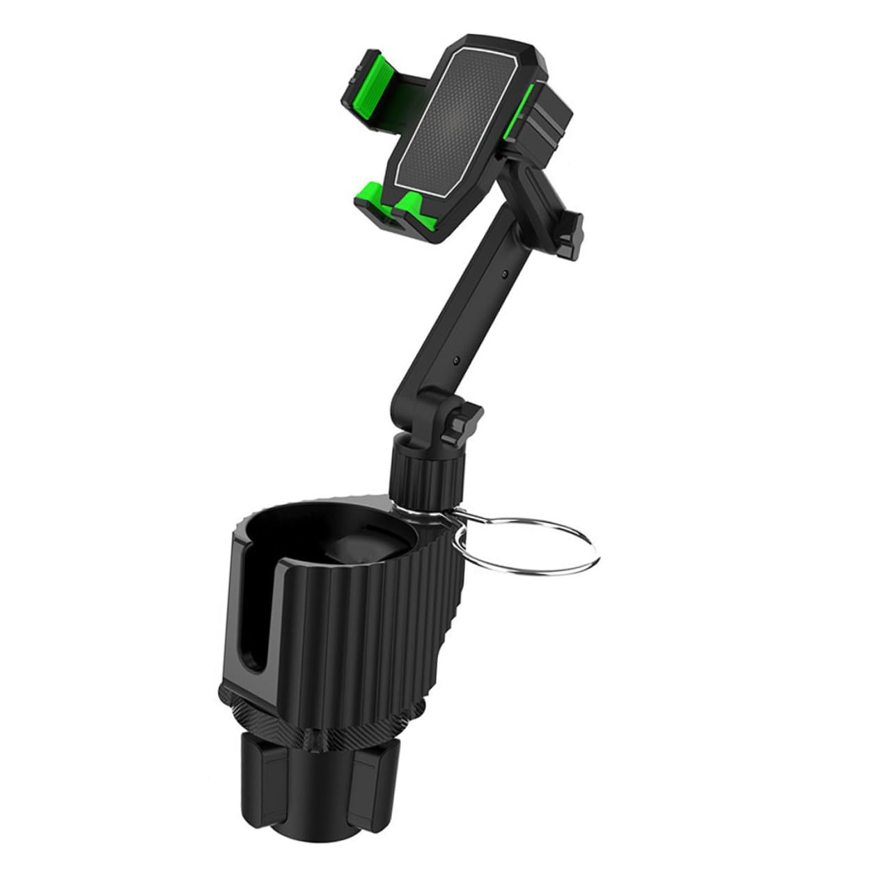 TOPBATHY Soporte para Teléfono con Diseño Material Abs y Metal y Portavasos para Coche Adecuado para Conducción y Carrito de Golf