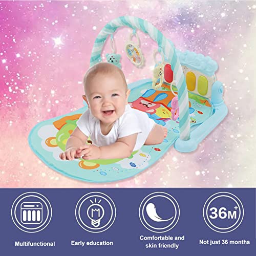 Almofada de Ginástica Musical para Bebês, Almofada para Jogos de Ginástica para Bebês, Tapete para J