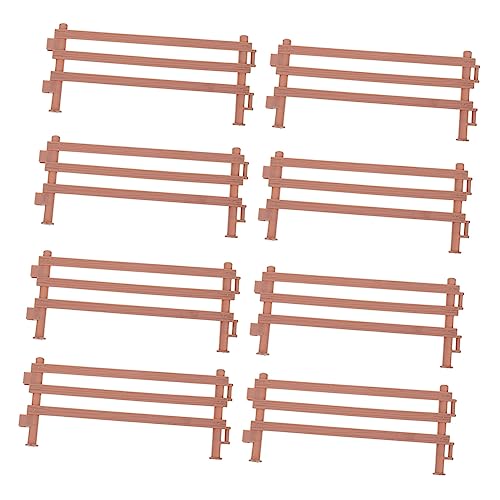 TOGEVAL 20 Piezas Valla de Plástico para Jardín Accesorio de Resistente y Duradero para Macetas Miniatura y de Muñecas