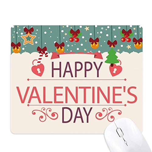 Alfombrilla de ratón corazón Happy Valentin para trabajar con una sonrisa