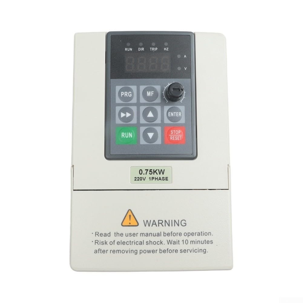 Frequenzumrichter 0.75KW mit 9-Fach Motorschutz