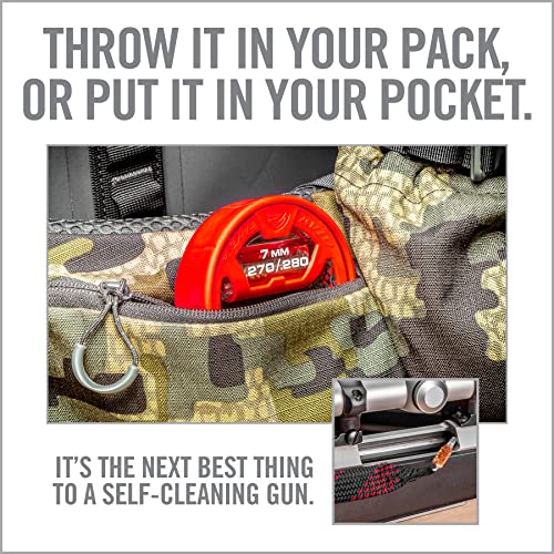 Real Avid Bore Boss Bore Snake Gun Cleaning System: Rapid Pull Through Barrel & Bore Cleaning Cable With Integrated Brush & Mop For Quick & Mess Free Gun Cleaning For .270Cal/.280Cal/7Mm Rifles #TOP6