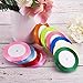 Fashewelry 10 Colors Fabric Ribbon Silk Satin Ribbons Roll 1/4