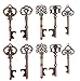 50pcs Copper Skeleton Key Beer Bottle Opener With 100 Pcs Blank Card and 98 Feet Hemp Rope for Wedding Party Favors (mixed 5 styles copper)