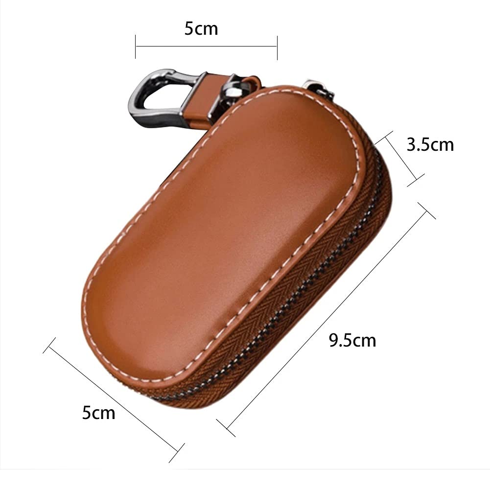 Etui na klucze ochronne wielofunkcyjne skórzane etui na klucze torba na kluczyki do akcesoriów samochodowych w klatce