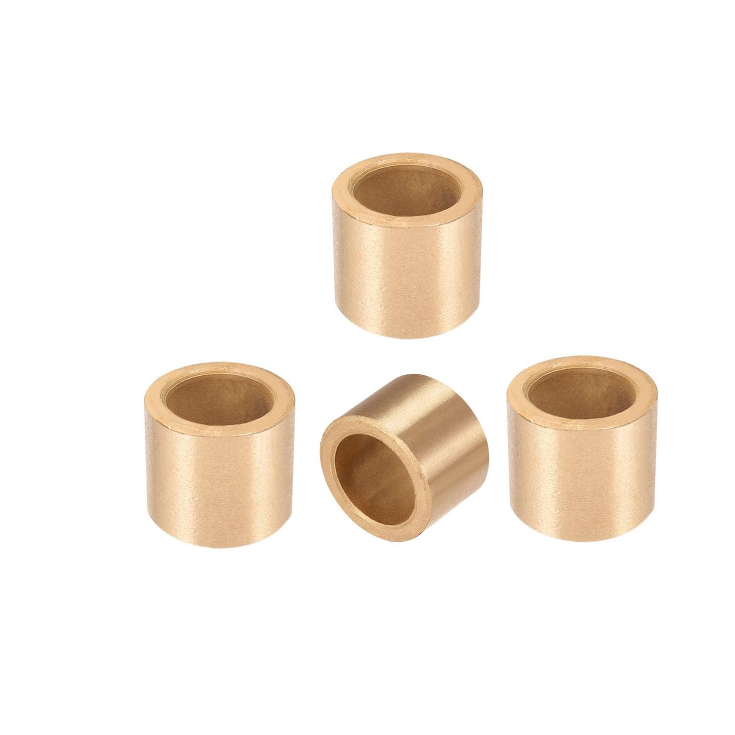 Douille de roulement en bronze 50 mm alésage 60 mm OD 35 mm hauteur pour une rotation fluide et une réduction de la friction dans les applications mécaniques