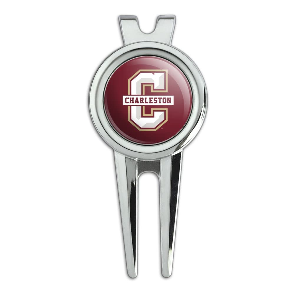 GRAPHICS & MORE College of Charleston Cougars Logo Golf Divot Repair Tool and Ball Marker