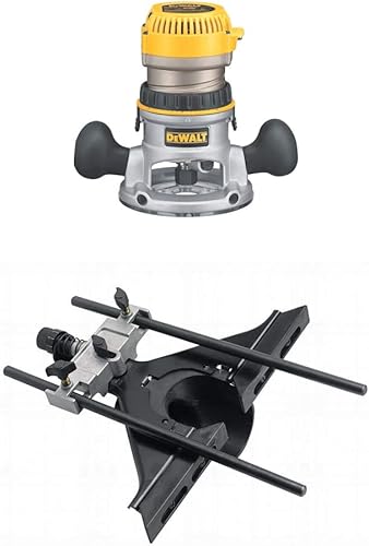 Miniatura 9 de DEWALT Enrutador base fija velocidad variable 2-14 HP DW618 amarillo