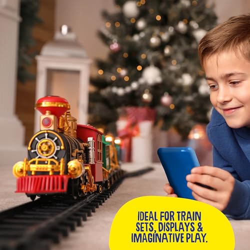 Image of Train Sound Effects Machine - 16 Sounds - Gifts for Teen Boys - Gift for 7 8 9 10 11 12 Year Old Boys - Cool Gadgets - Train Whistle for Kids & Adults - Fun Toys for Boys 8-10 - Basket Stuffer