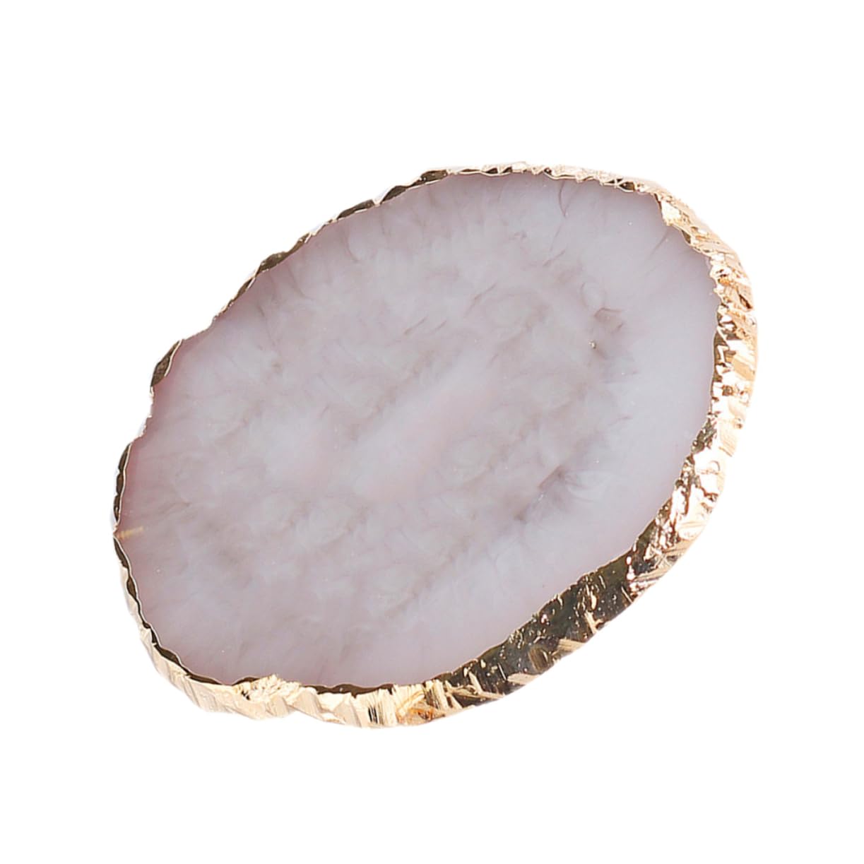 Didiseaon 2 Pz Vassoio Per Collane Piatto Di Agata Vassoio Per Gioielli in Cartone Di Agata Piatto Per Orecchini Ad Anello Pallet Portaoggetti Collana Espositore