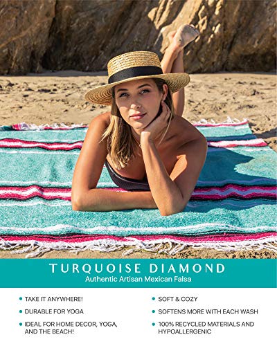 image for Benevolence LA Mexican Saddle & Outdoor Blanket, Handwoven by Traditio