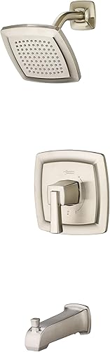 Miniatura 17 de American Standard TU353502.002 Townsend - Kit de molduras para bañera y ducha con cartucho, cromo pulido Cromado,cepillado níquel,Níquel