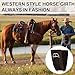 Shappy Western Horse Cinch Horse Girth for Cinch Saddle Brown Soft Fleece Padding Non-Slip Nylon Webbing Stainless Steel Buckles Comfortable and Easy to Install for Western Saddles(30 Inch)
