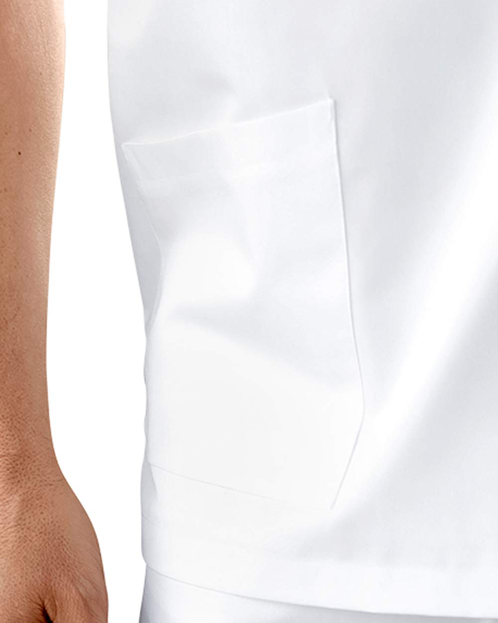 CLINIC DRESS Schlupfkasack - 3er Pack Herren Kasack V-Ausschnitt 95 Grad Wäsche SPARPACK