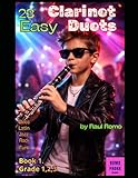  23 Easy Clarinet Duets: Cursos 1,2,3 . BOOK 1 . Rock, Jazz, Pop, Funk, Blues, Latin,Hip Hop,