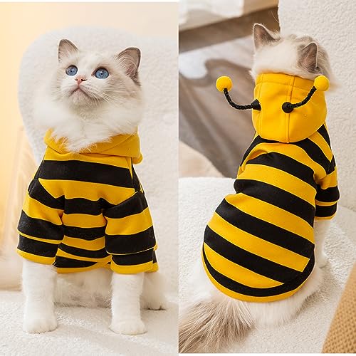 Disfraz de Abeja para Perro Pequeño X-Small Amarillo miniatura 5