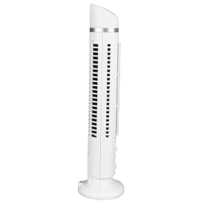 HURRISE Bladeless Tower Fan Oscillating Fans Standing Fans for Indoors 90 Degree Oscillating Quiet Portable USB Desk Fan