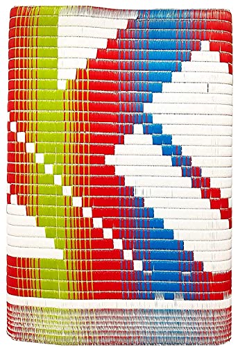 Image of Multi Purpose Plastic Rectangular Floor Mat Chatai (Multicolor, Multidesign) Pack of 1 Piece (4 feet x 6 feet)