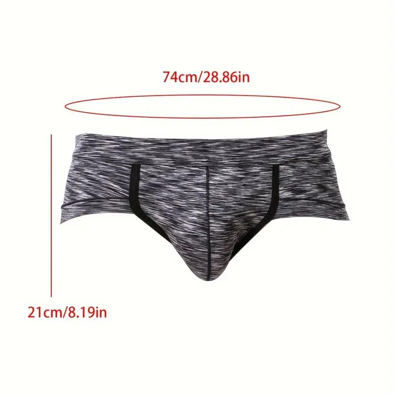 3 Pcs Men's Underwear, Mixed Color Men's Triangle Underpants2