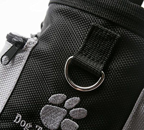 Bolsa Legendog para transporte de ração para cães com cordão e bolsa de treinamento para cães com bo