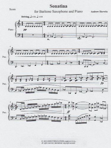 Sonatina for Baritone Saxophone and Piano