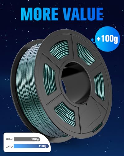 Image of JAYO Galaxy PLA 3D Printer Filament 1.75mm 1.1kg | Sparkle Glitter Finish, Color-Shifting Effect, ±0.02mm Accuracy, Tangle Free, Vacuum Sealed, Fits for Most FDM 3D Printers