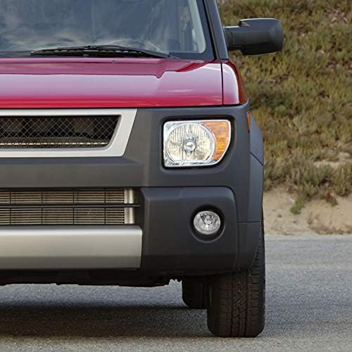 Fits 03-08 Honda Element Clear Bumper Lamps Driving Fog Lights Left+Right+Switch