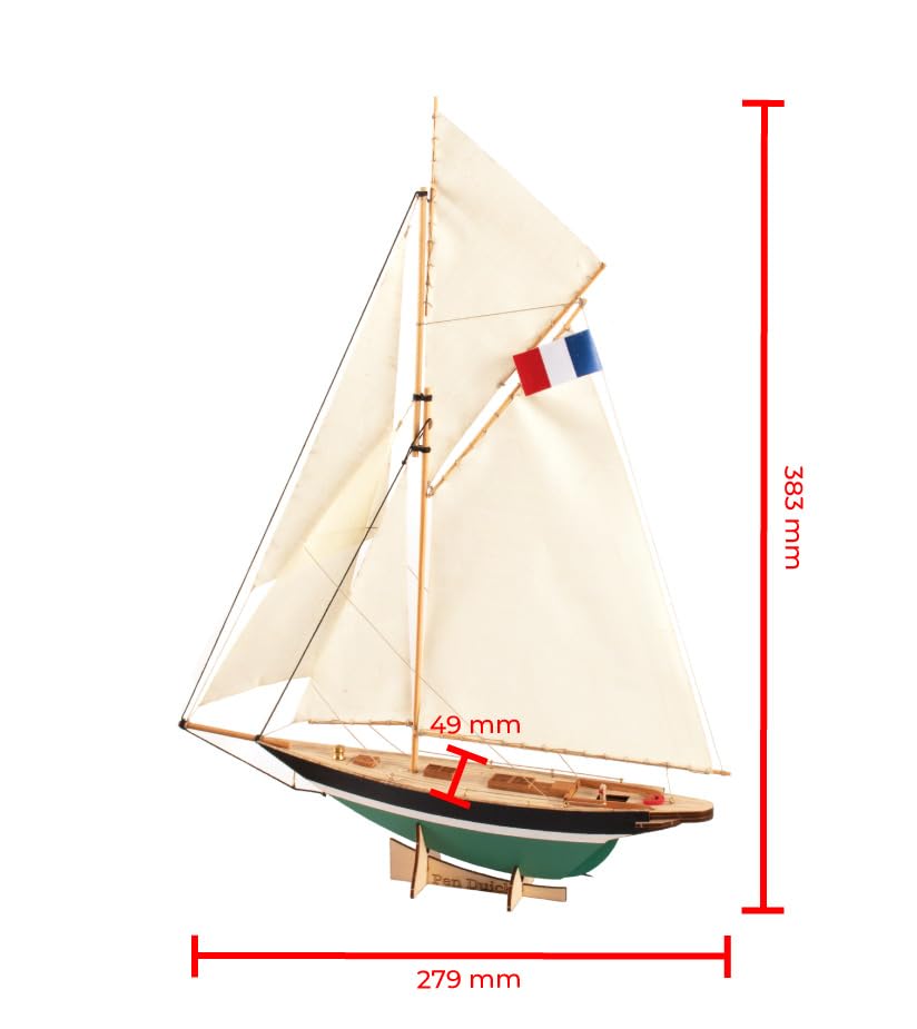 Artesanía Latina Easy Kit Cutter Pen Duick 1:56 Modellboot aus Holz