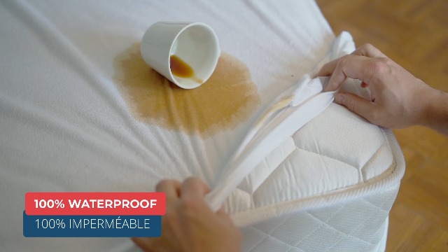 WRAPPYBAG Housse De Matelas Imperméable 90x200 - Protection Anti-Punaise & Acarien