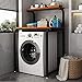 HJJ Support de Machine à Laver Armoire de Rangement au-Dessus de l'armoire de blanchisserie, étagère de Machine à Laver en Acier au Carbone, étagère de Machine à Laver Domestique, Rack à Lave-Linge