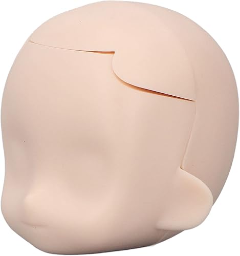 Miniatura 1 de TUORE Cabeza de muñeca articulada de bola, cabeza de muñeca en blanco exquisita extraíble para muñeca articulada de bola 112 (blanco lechoso)