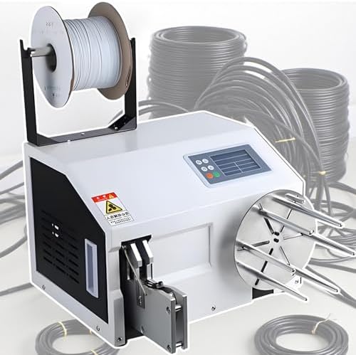 Automatic Cable Twist Tying Machine for Home Use, Adjustable 2-8 Cles, Efficient Wire Organizer for 5-30mm Cables, Perfect for DIY and Storage Solutions