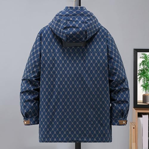 Chaqueta de invierno repelente al agua con capucha acolchada para montaña 2