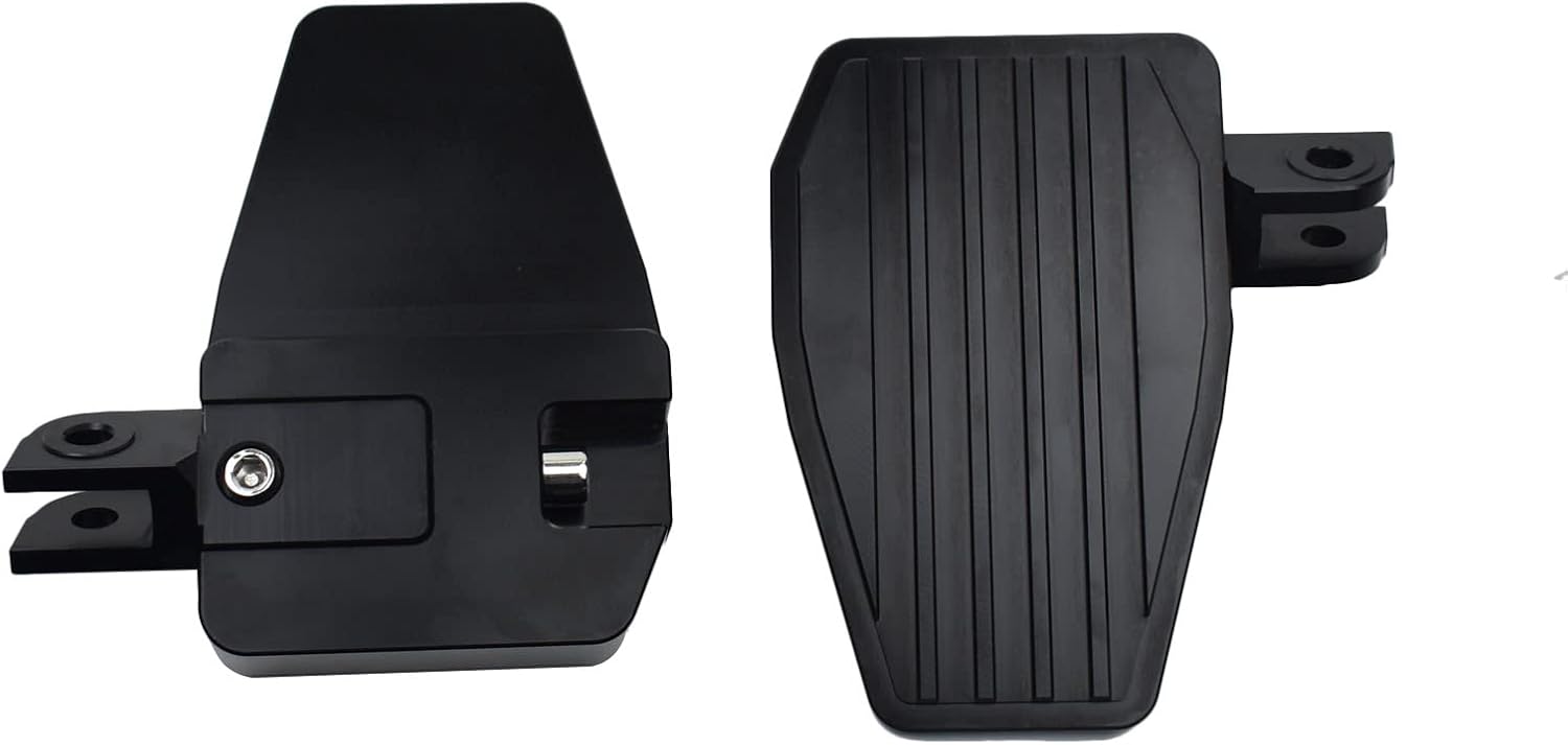 Motorcycle Wide Foot Controls Folding Foot Pegs Rest Pedal Pad Footpegs fit for Ho-n-da Rebel 1100 CMX 1100 2021 2022 2023 2024 2025 CMX1100 footrest Parts Accessories (Black)