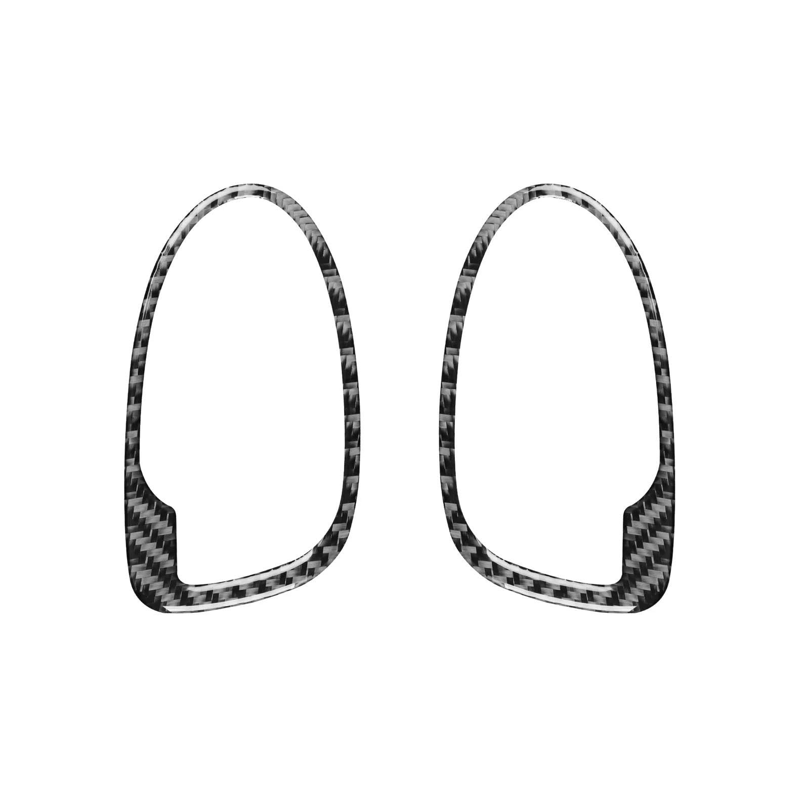 Pypfqumqgr Black Carbon Car Door Handle Frame Carbon Fiber Sticker For Toyota For Yaris 2006 2007 2008 2009 2010 2011 Lhd Rhd(Black Carbon)