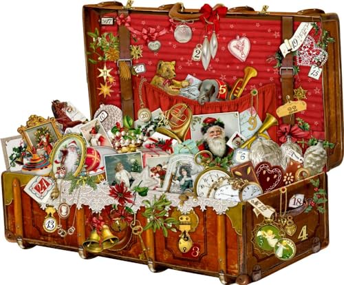 A3-Wandkalender: Weihnachtskoffer