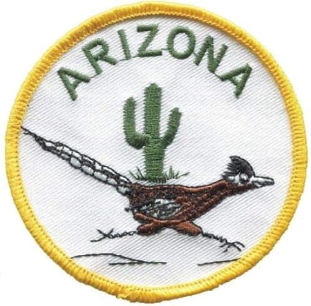 Amazon.com: Arizona Roadrunner Patch - Cactus (Iron on)