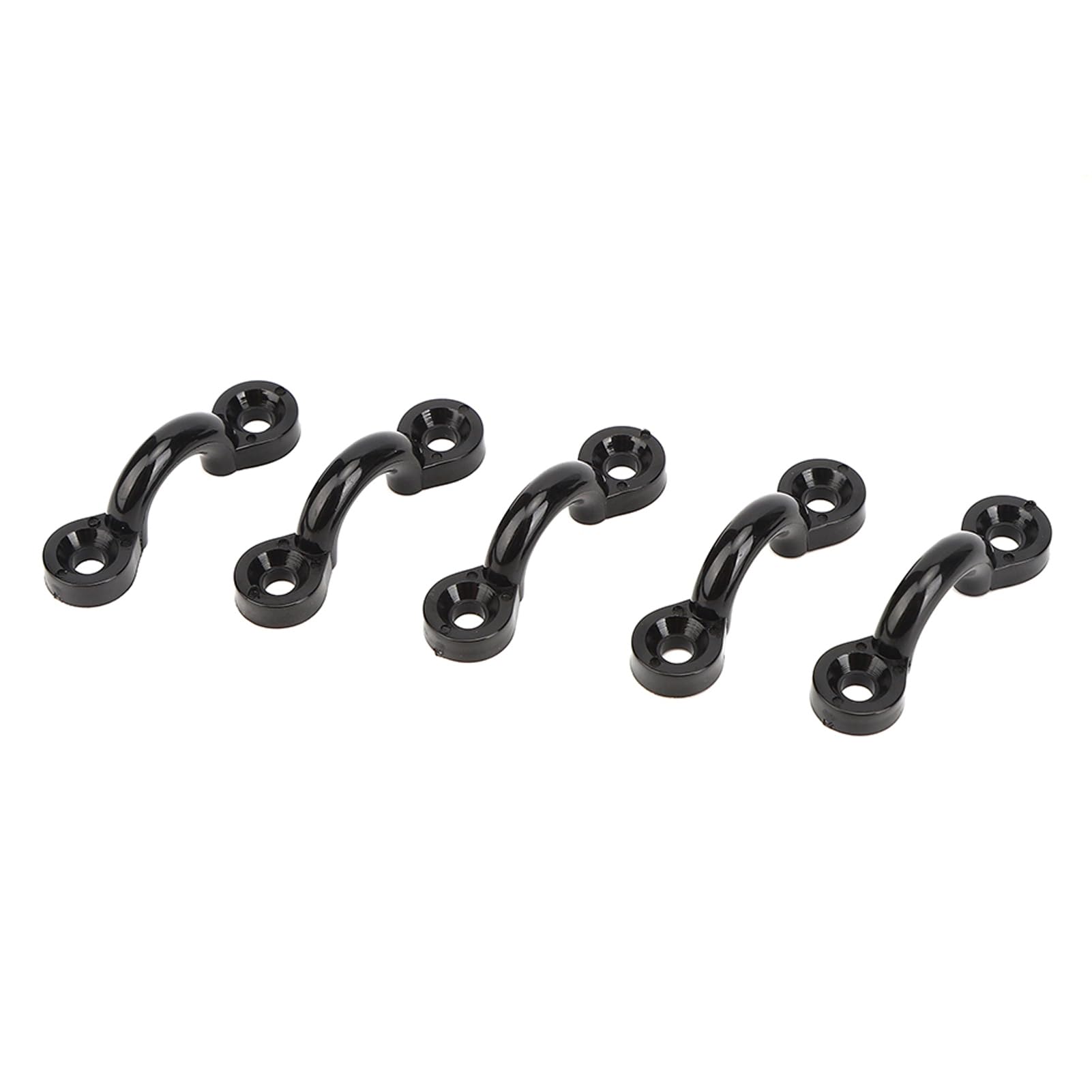 equlup Marine Plastic Cleats Accessory, 12PCS Plastic Compact Marine Dock Boat Cleats Outdoor Canoe Kayak Repairing Accessory for Hanging Rope Hook