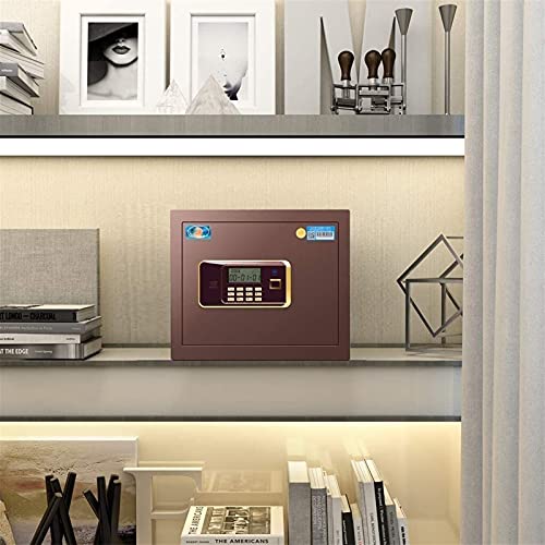 Digital Security RLKHXBS pour la maison : coffre-fort marron au design elegant