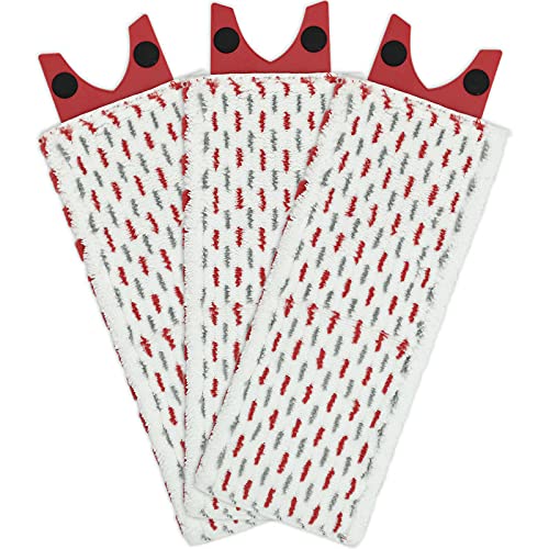 kamenda 3Pcs Têtes de Balai Plates en Microfibre pour Vileda Ultramax 2 en 1 Spray Remplacer Tampons en Microfibre TêTe de Vadrouille Recharge Aspirateur Balayeuse pour Maison Cover