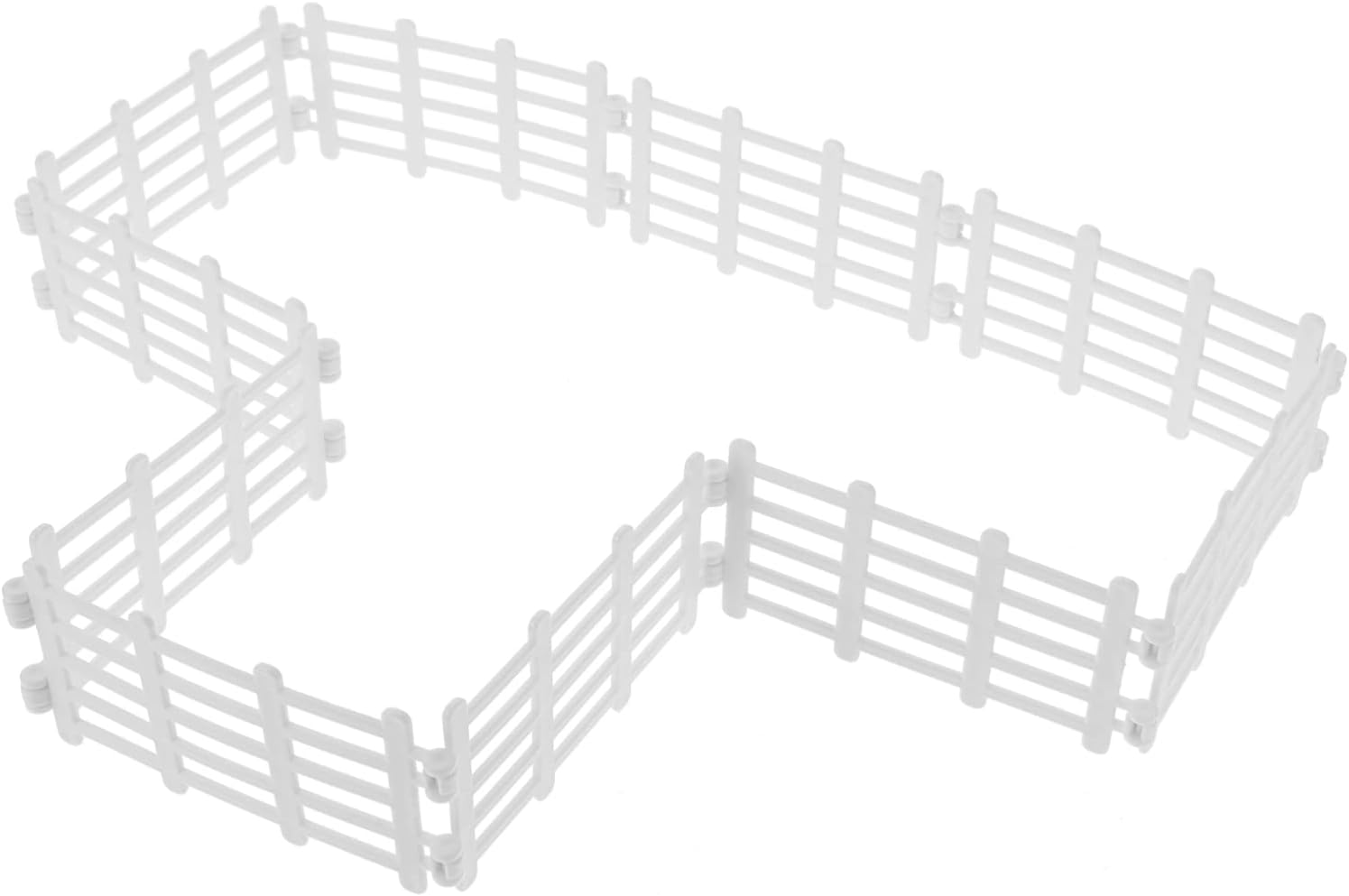 50pcs Fence Model Plastic Edge Trim Miniature Dollhouse