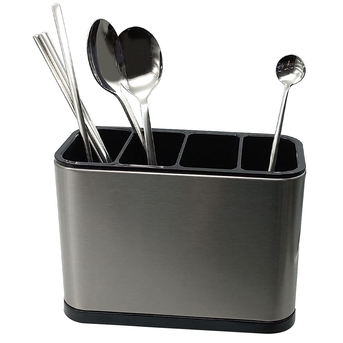2-Piece Stainless Steel Kitchen Utensil Holder Set With Ventilated Holes - Utensil Caddy For Counter - View #12