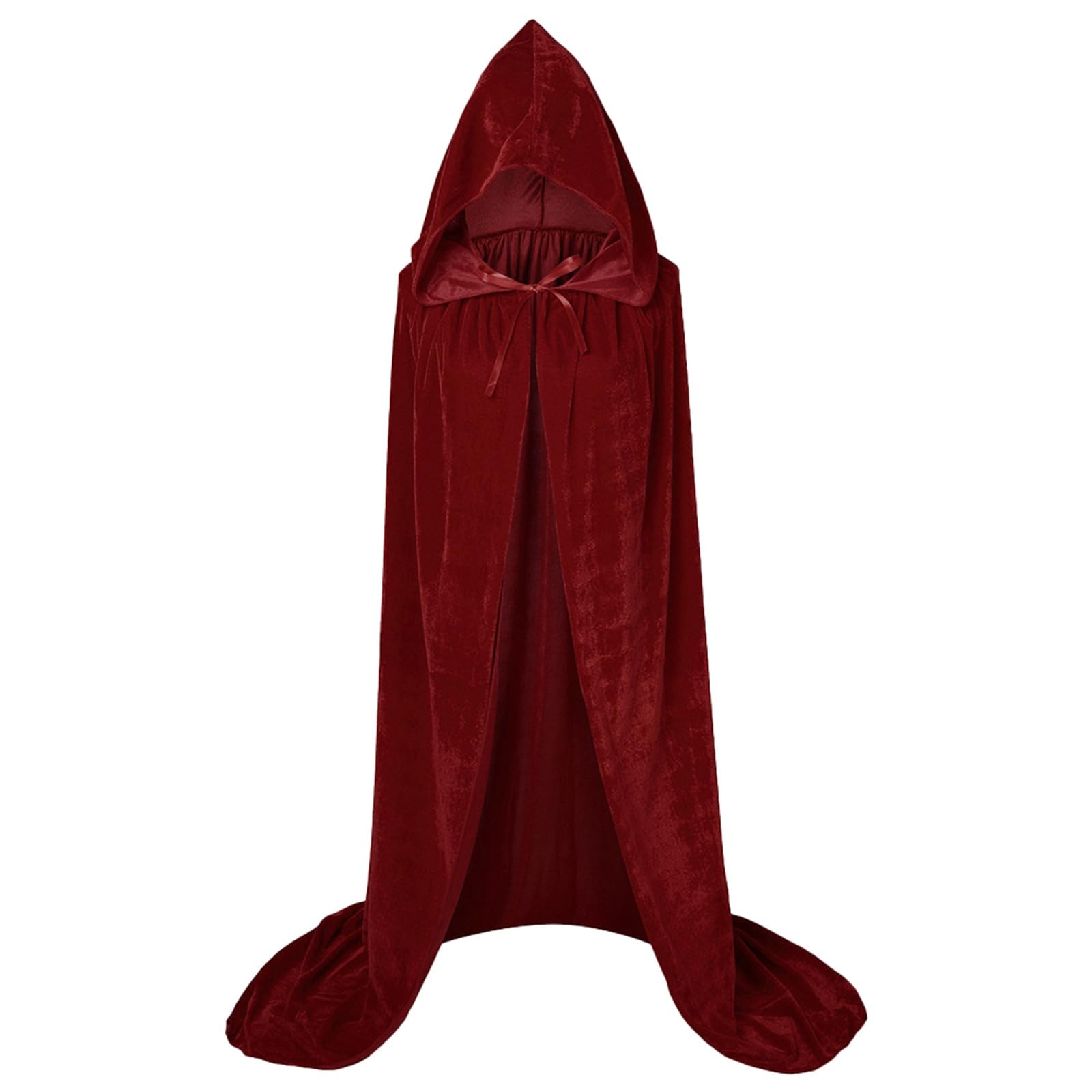 Traitors Dress Up Cloaks Adult,80-180Cm Green Cape For Halloween Parties Dark Green Velvet Hooded Cloak For Cosplay And Masquerade Events, Halloween Vampire Fancy Dress Masquerade โ image 1